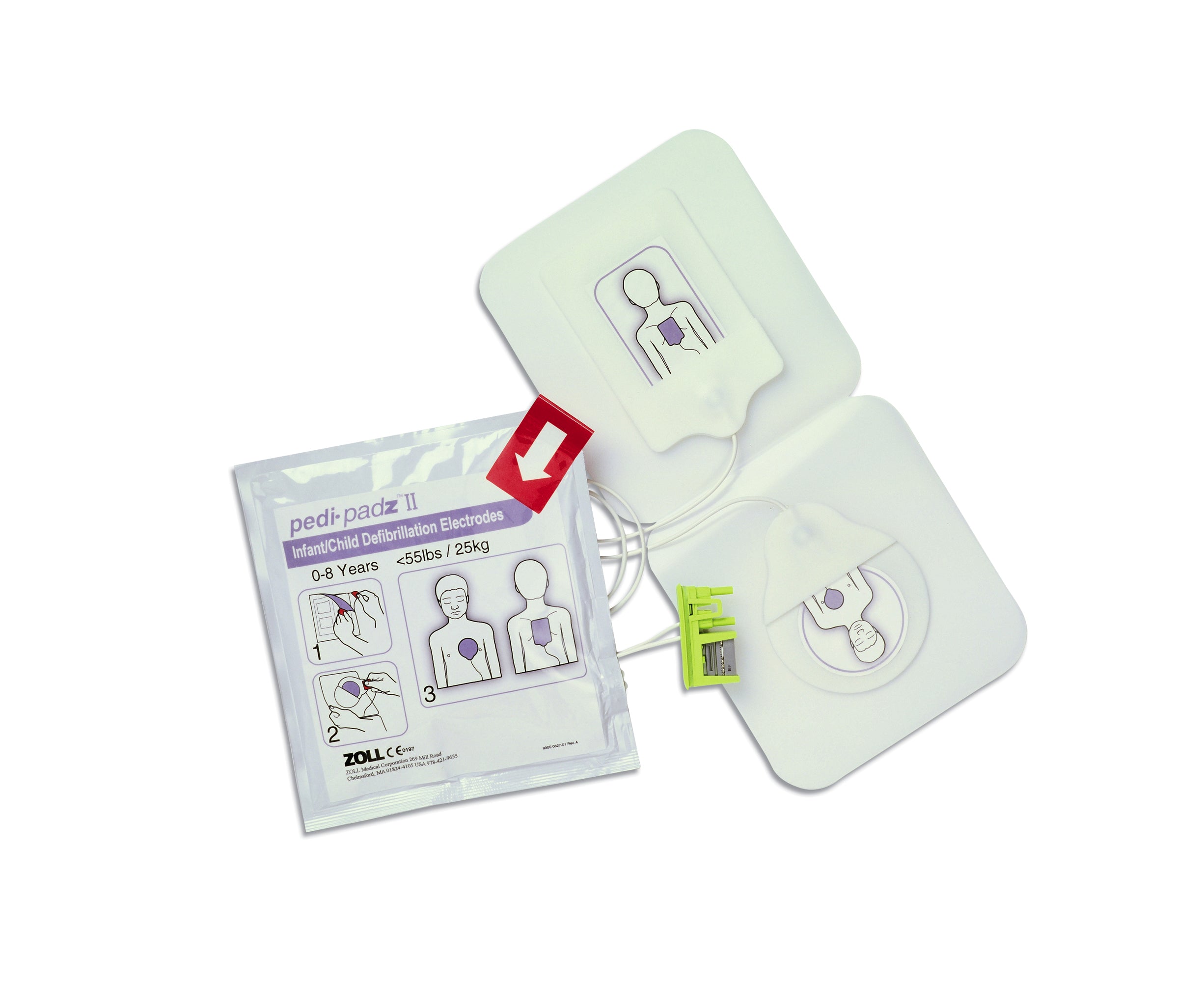 ST JOHN ZOLL AED Plus Pediatric Pads Child Defibrillator AED #8881135