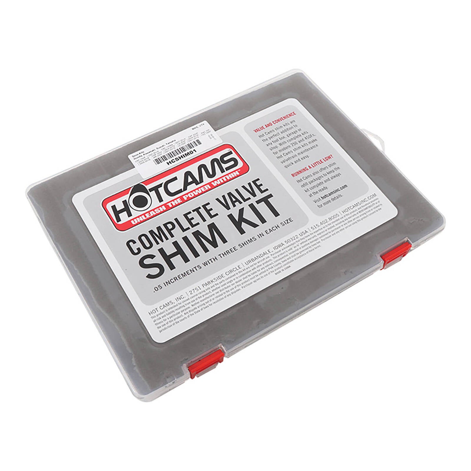 New HOT CAMS Hot Cam Shim Kit 7.48mm (1.20mm-3.50mm in .05mm - 3 ea)  #PWHCSHIM01 | Australian Moto Spares