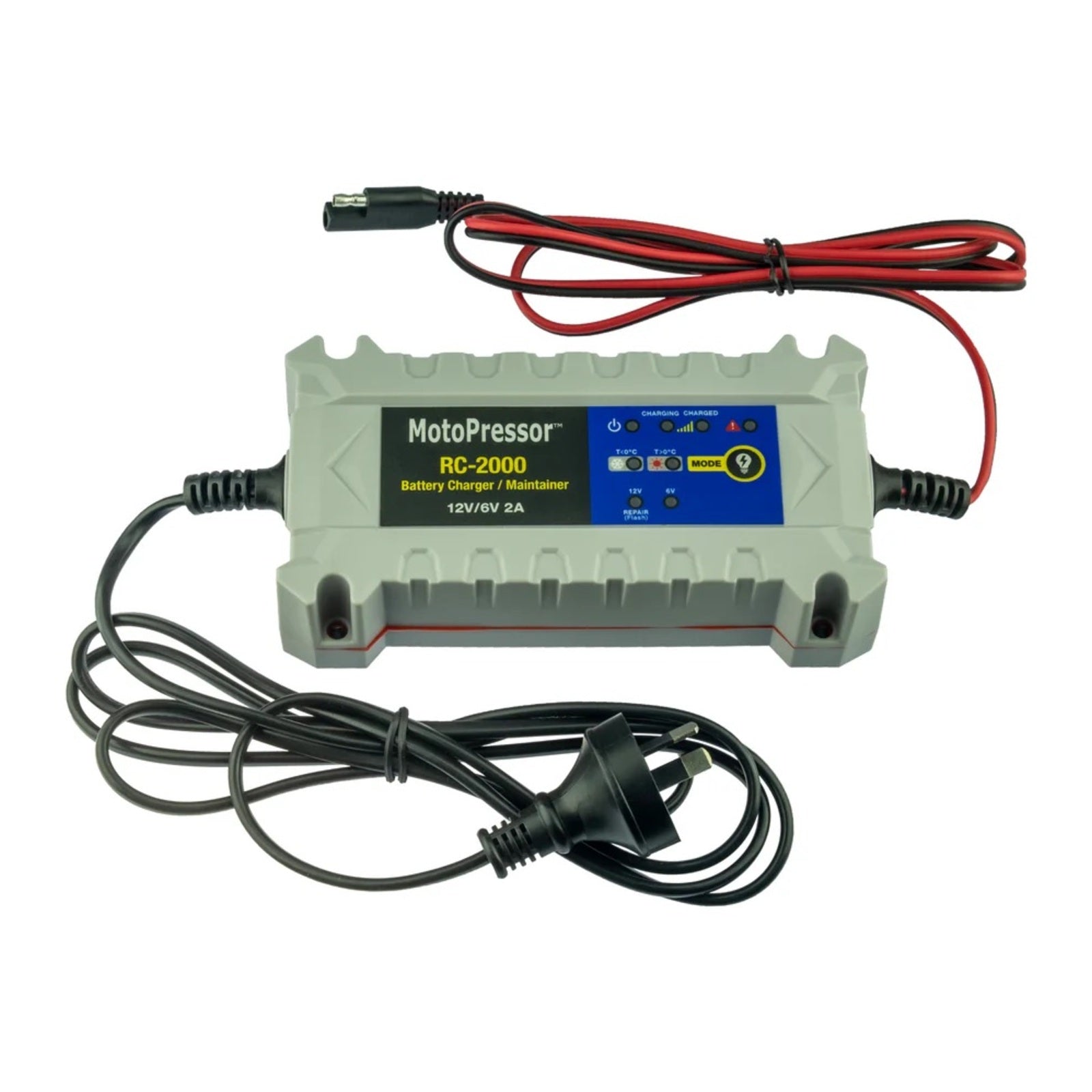 Rocky Creek MotoPressor RC-2000 Battery Charger and Maintainer - 2000mA RC4793#