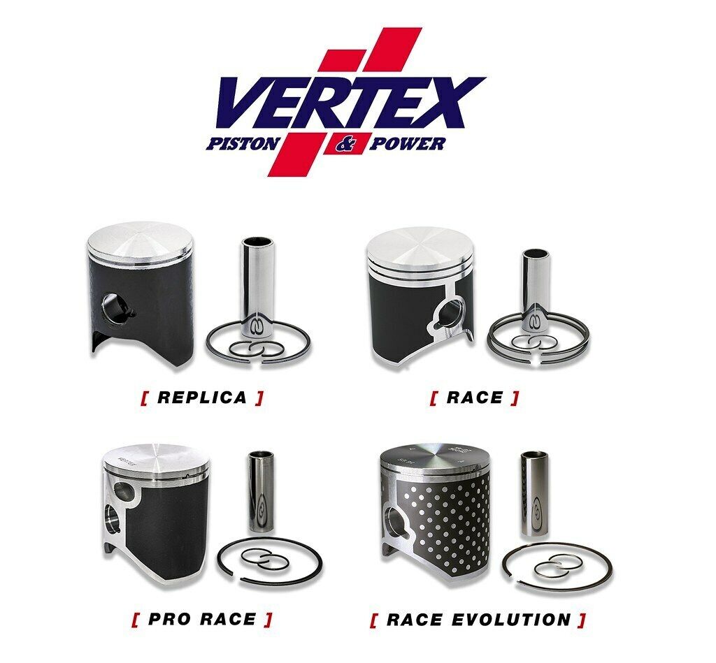 New VERTEX Piston Kit (inc Rings, Pin, Clips) For HUSQVARNA TE300 V-23375D