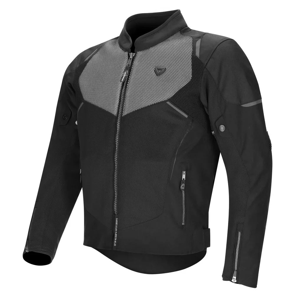 Dririder Air-Ride Pro AA certified Summer Jacket-Black/White-S #2128607