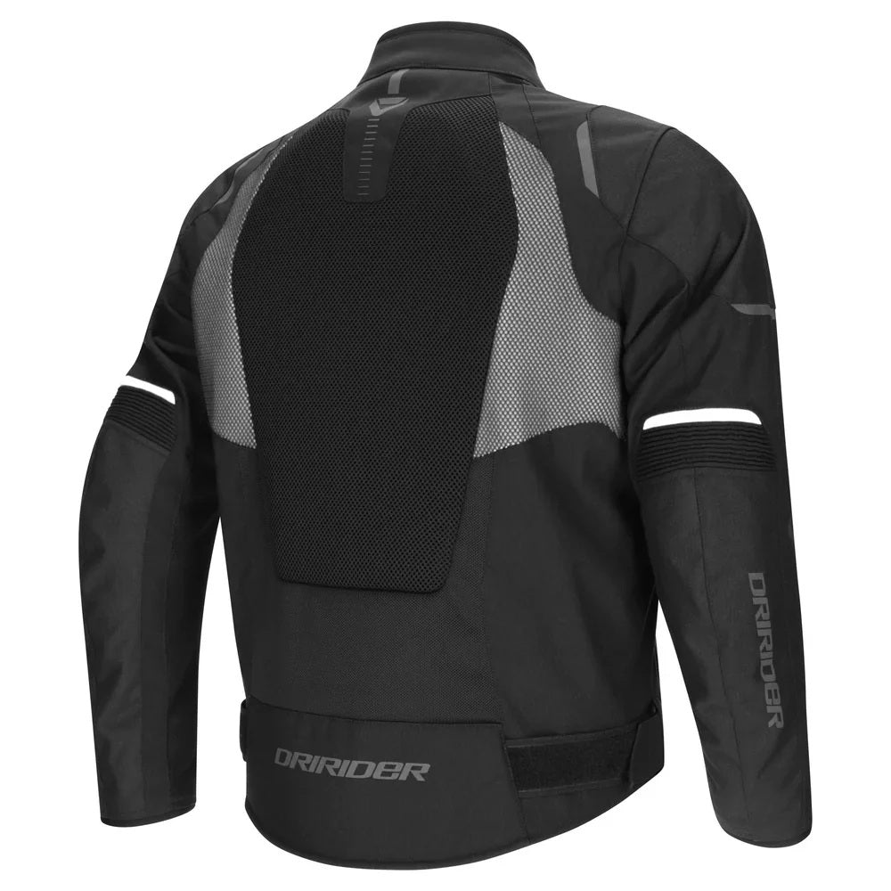 Dririder Air-Ride Pro AA certified Summer Jacket-Black/White-S #2128607