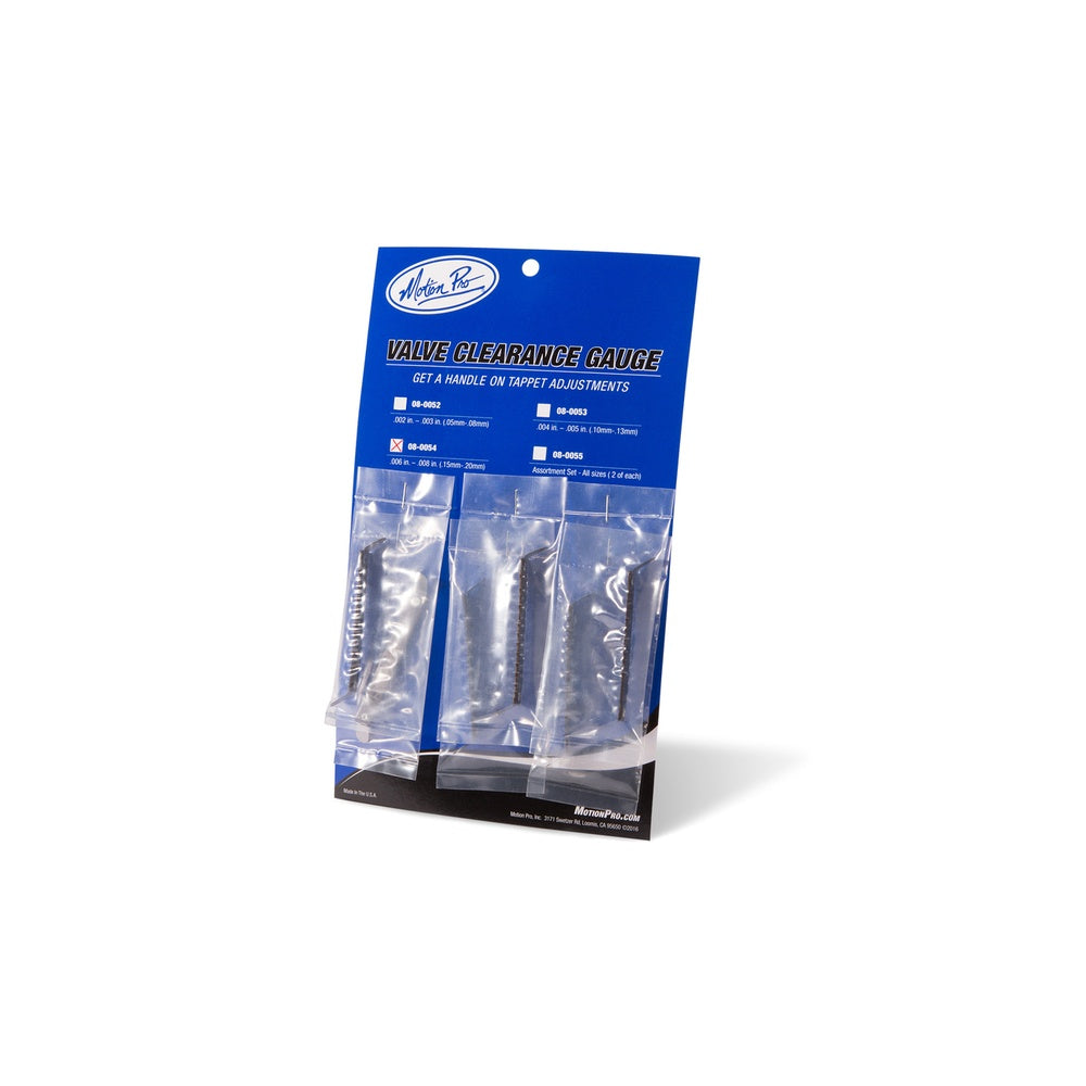 New MOTION PRO Feeler Gauges Tappet Siz.006-008 - 6 Piece 08-080054 | Australian Moto Spares