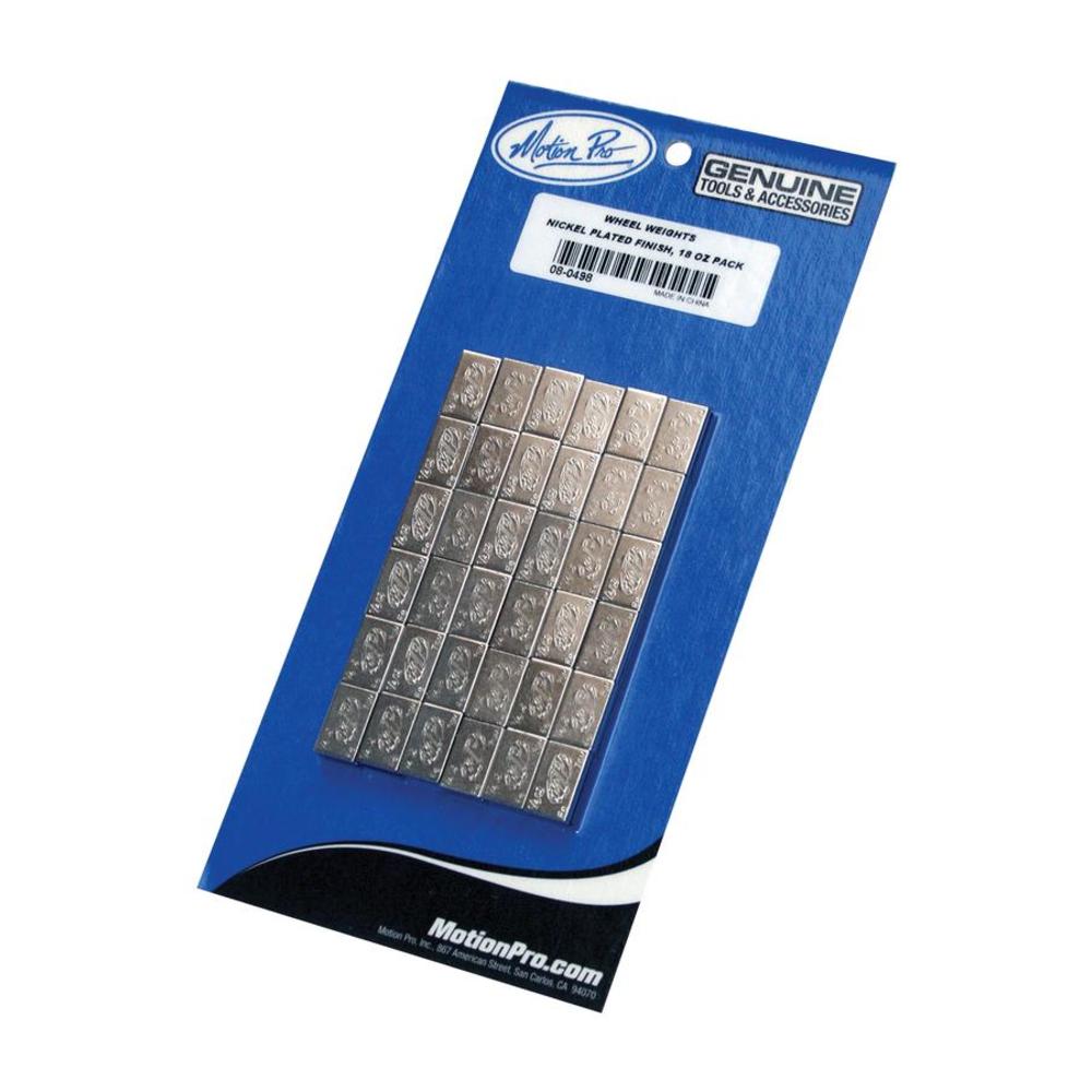 MOTION PRO Chrome Wheel Weight Wheel, Steel 18 oz Pack 72x 7g Segment 08-080498 | Australian Moto Spares