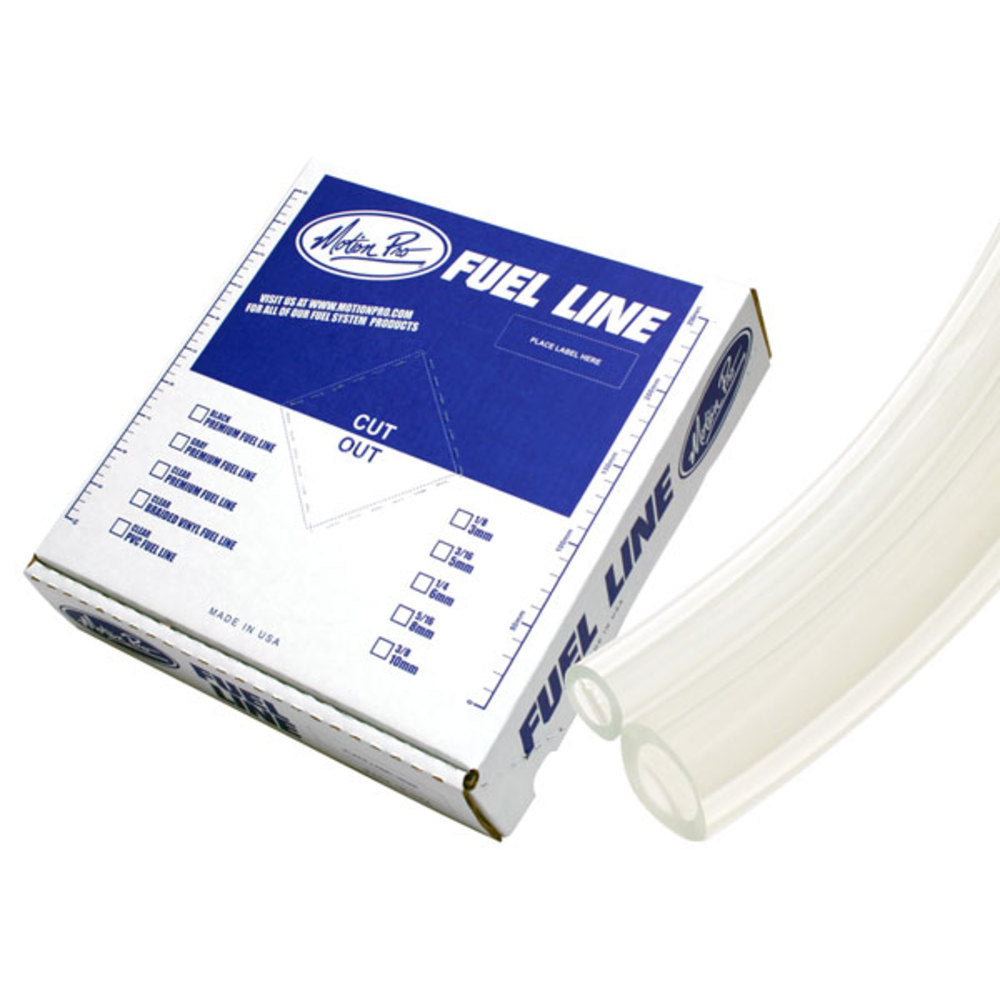 New MOTION PRO Premium Fuel Line, Clear 3/16