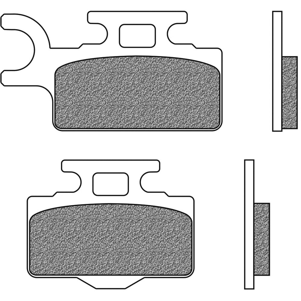 New NEWFREN Dirt Organic Brake Pad - Front For KAWASAKI KX65 1-FD0295-BD