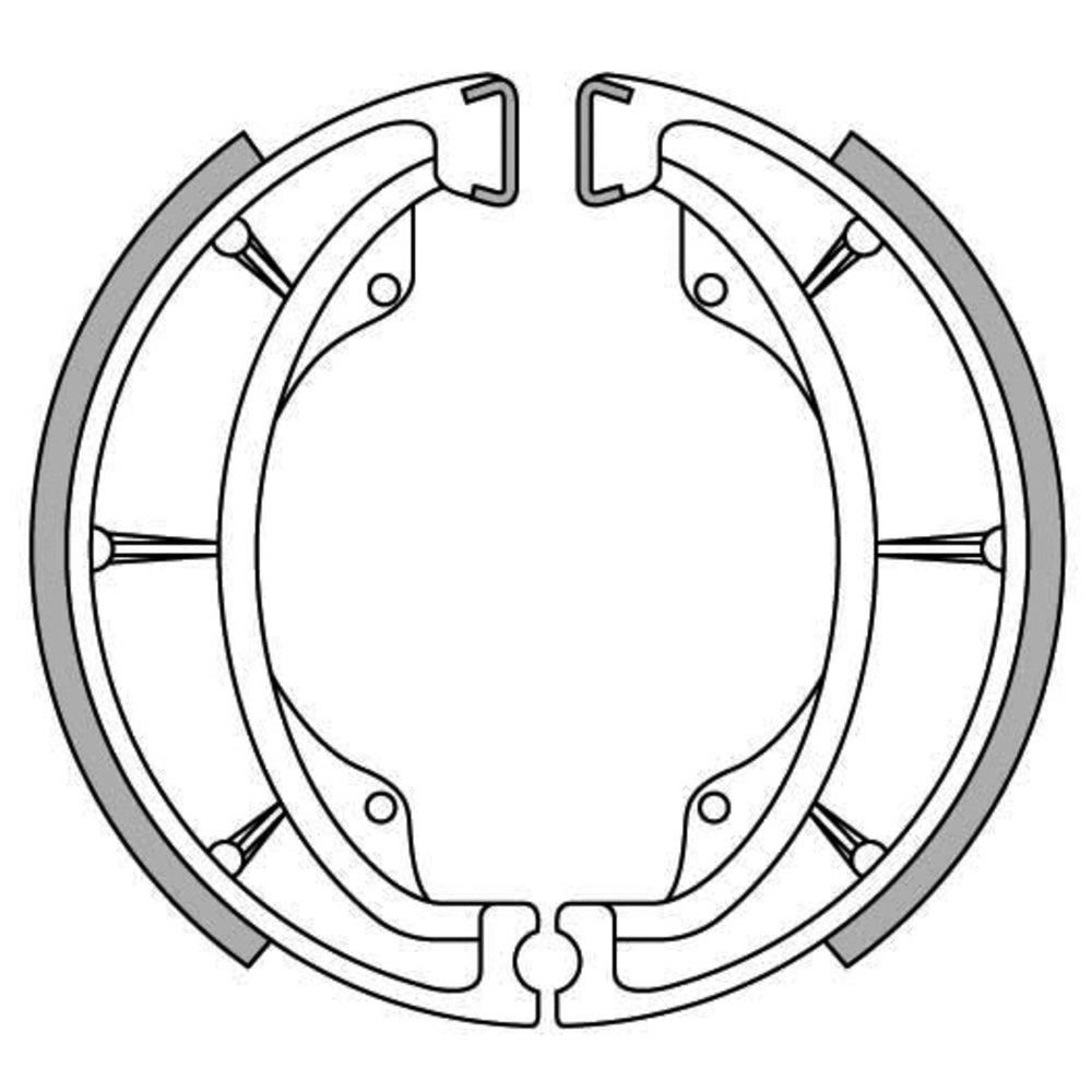 New NEWFREN Brake Shoe For KAWASAKI KH100, KX250 1-GF1147