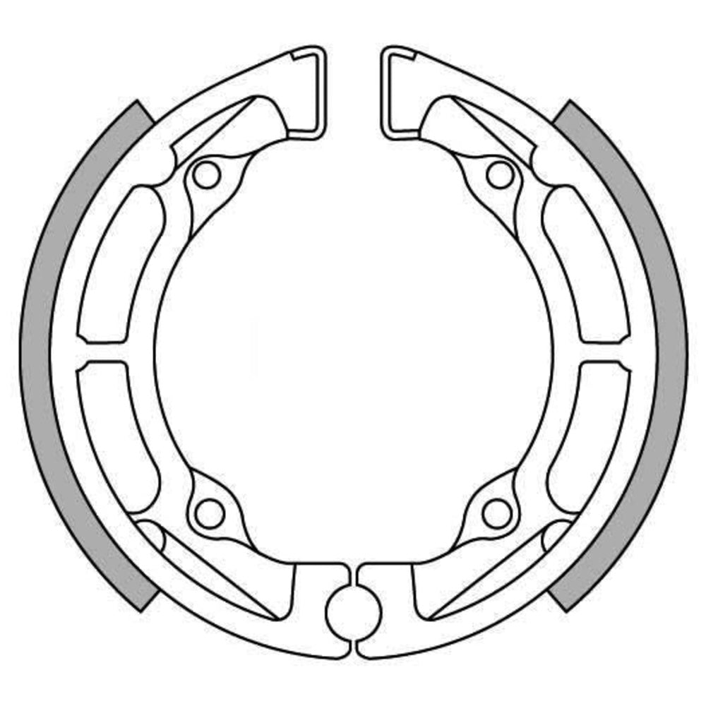 New NEWFREN Brake Shoe For KAWASAKI KDX50 1-GF1225