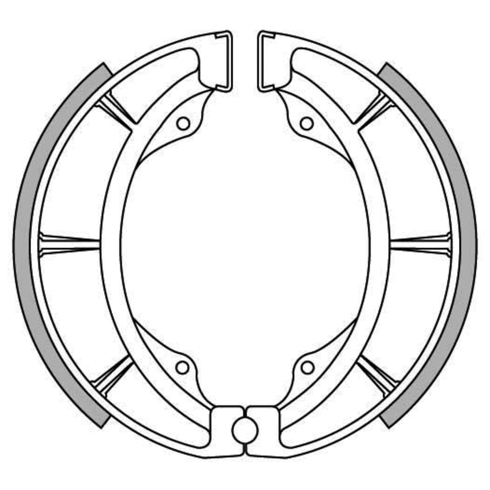 New NEWFREN Brake Shoe For SUZUKI DR250S 1-GF1231