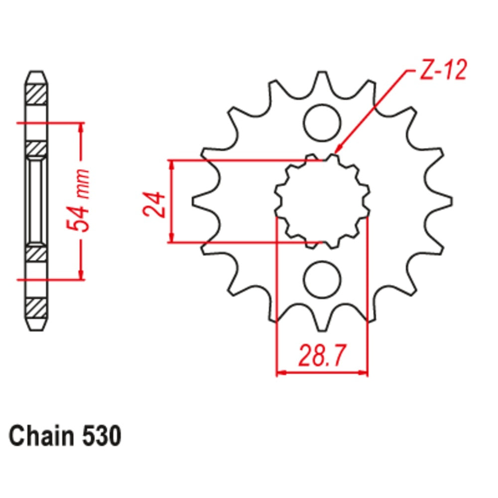 New SUPERSPROX 16T Sprocket - Front For KAWASAKI 10-106-16