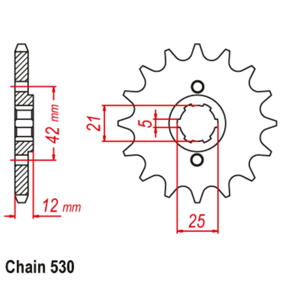 New SUPERSPROX 15T Sprocket - Front For YAMAHA 10-17A-15