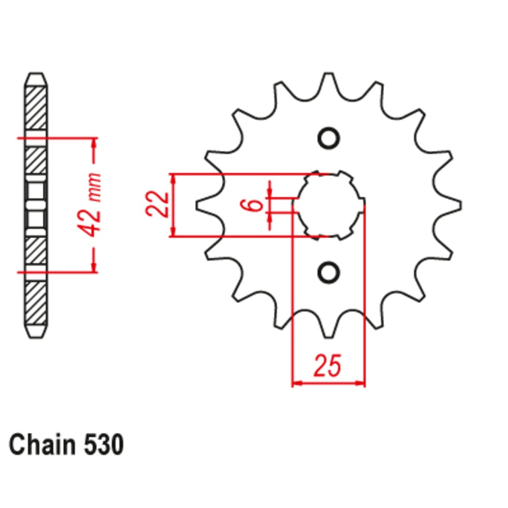 New SUPERSPROX 13T Sprocket - Front For HONDA 10-344-13