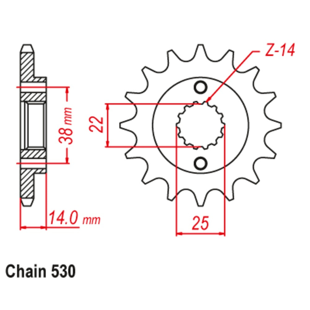 New SUPERSPROX 15T Sprocket - Front For DUCATI 750 F1-2, 750 F1-3 SS 10-497-15