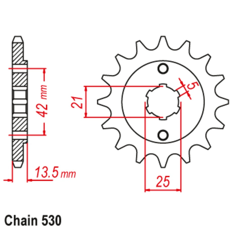 New SUPERSPROX 15T Sprocket - Front For CAGIVA, DUCATI 10-725-15