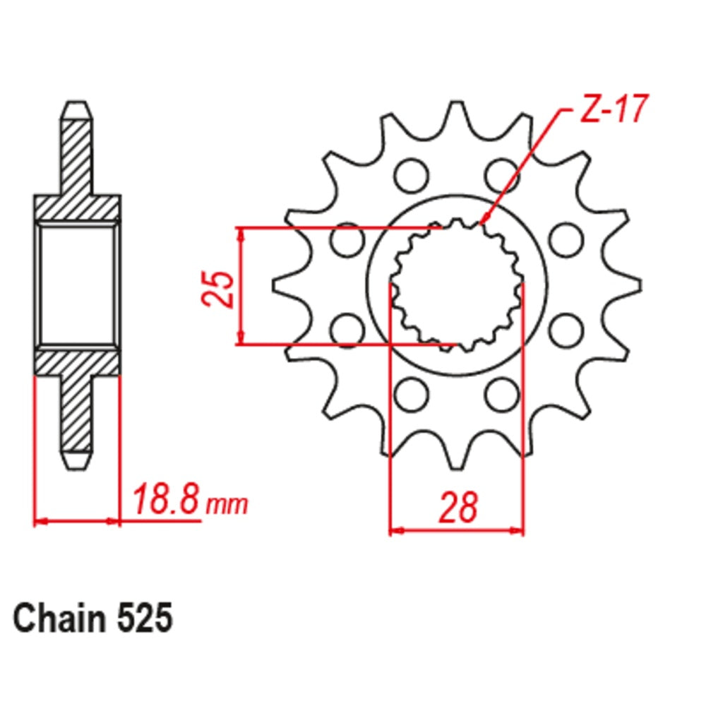 New SUPERSPROX 20T Sprocket - Front For BMW F800 R 10-BM5-20