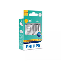 New Philips Globe P21 Led Amber 12V (11498Ulax2)