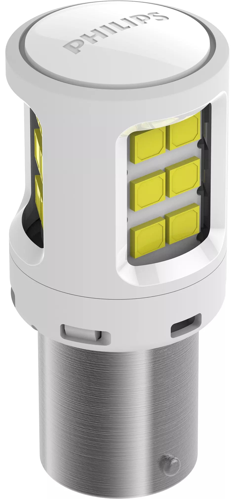 New Philips Globe P21 Led White 12V (11498Ulwx2)