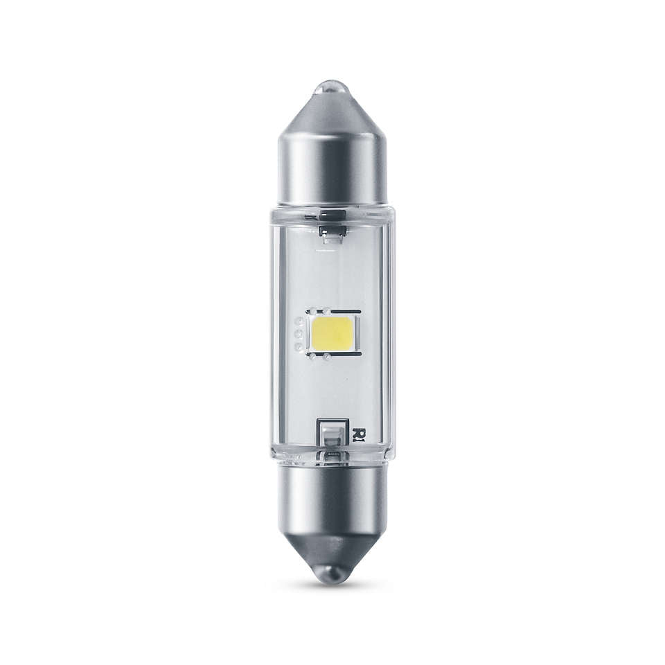 NEW PHILIPS GLOBE FESTOON 38mm LED WHITE 12V