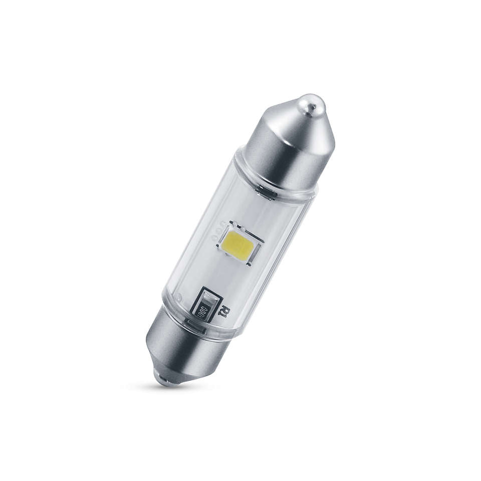 NEW PHILIPS GLOBE FESTOON 38mm LED WHITE 12V