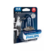 Philips Globe Motorcycle H4 12V 60/55W P43T-38 Single Blister Pack Blue Vision