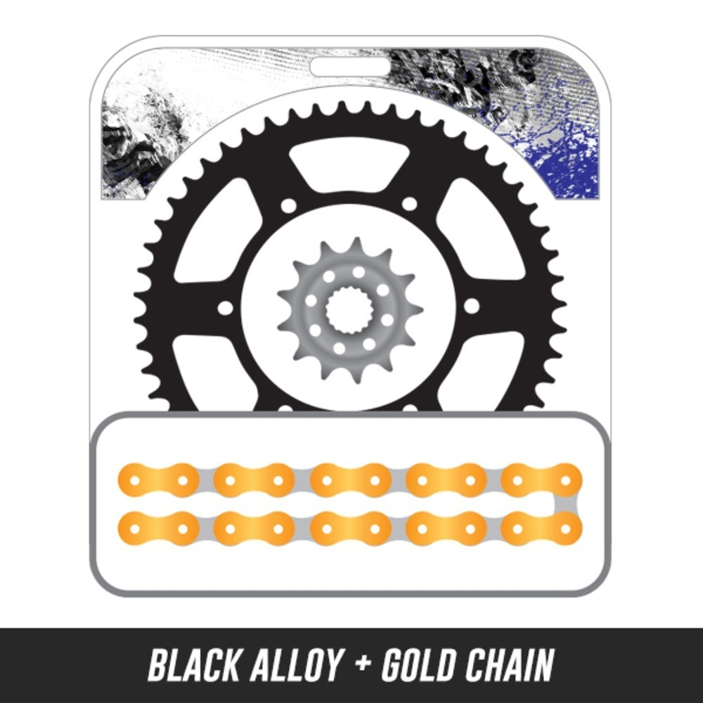 New EK CHAIN AND SUPERSPROX Chain and Sprockets Kit - Alloy 12A-522K-MX11 | Australian Moto Spares