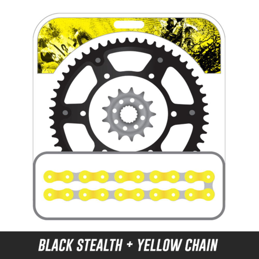 EK CHAIN AND SUPERSPROX Chain and Sprockets Kit-Stealth For SUZUKI 12S-331K-SX05 | Australian Moto Spares