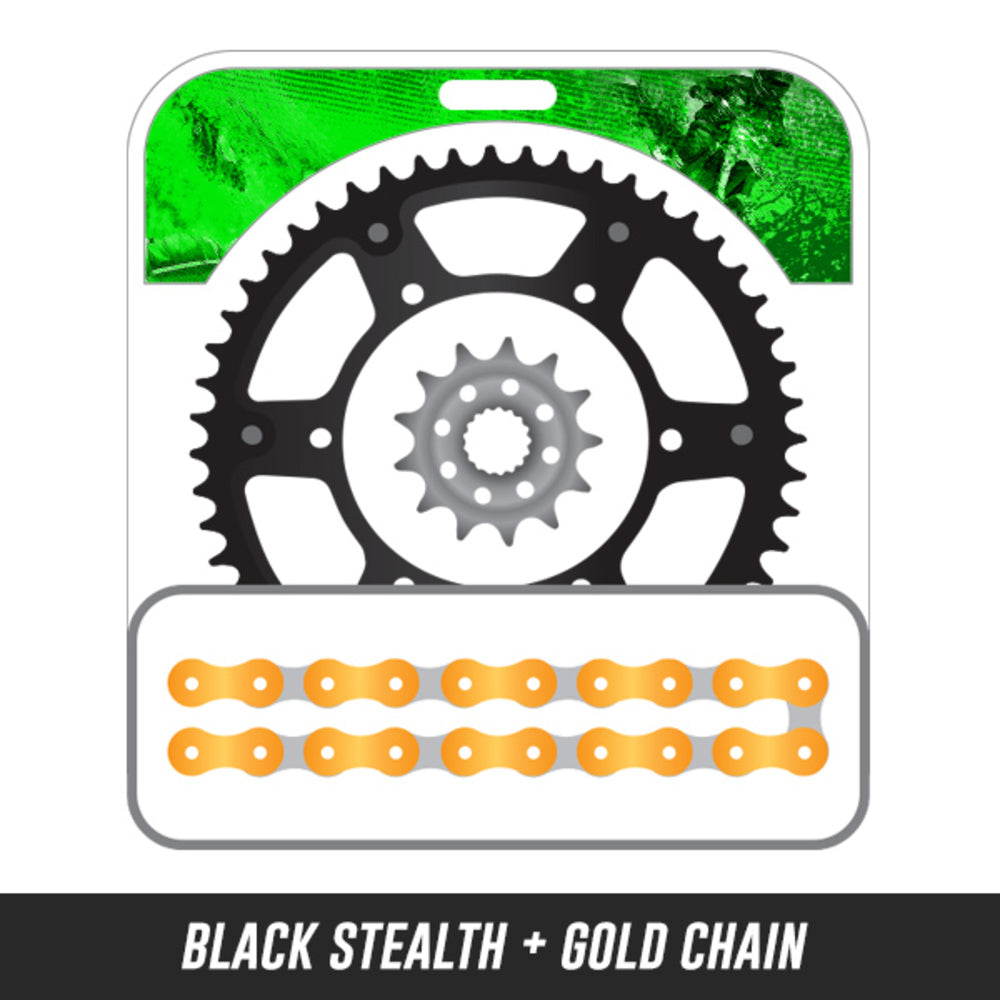 New EK CHAIN AND SUPERSPROX Chain and Sprockets Kit - Stealth 12S-422K-SX11 | Australian Moto Spares