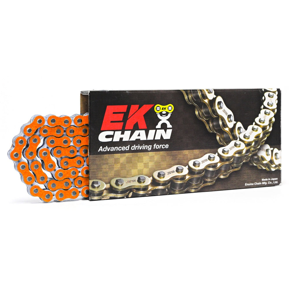 EK CHAIN AND SUPERSPROX 420 H/D Motocross Chain Orange 136L 14-420SH07-136 | Australian Moto Spares