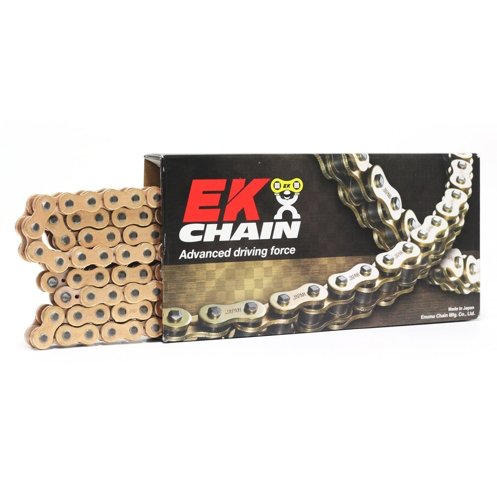 New EK CHAIN AND SUPERSPROX 428 QX-Ring Gold Chain 136L 14-428ZVX11-136 | Australian Moto Spares