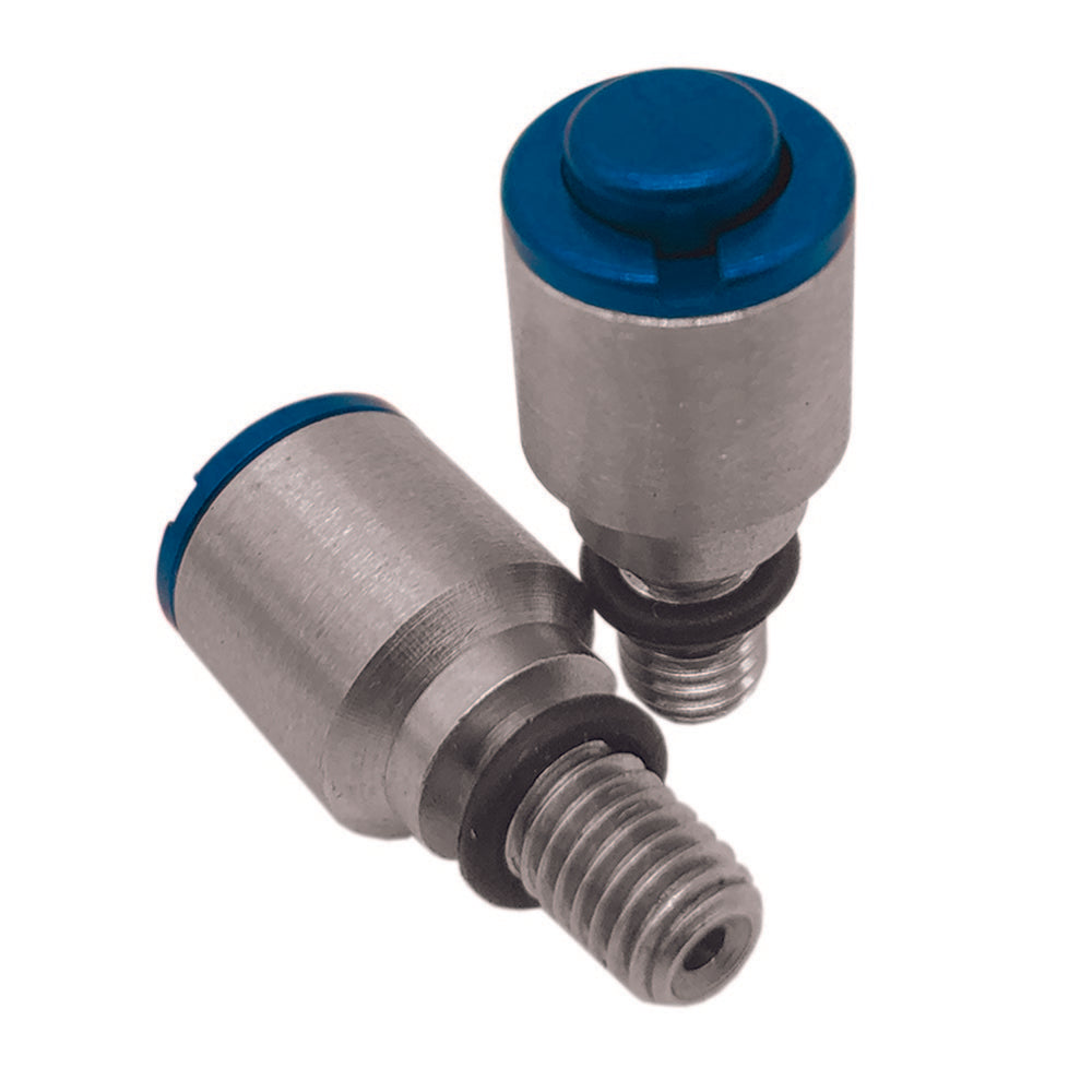 KUSTOM HARDWARE Mini Fork Bleeder M5*0.8 - Showa, Kayaba, WP - Blue 17K-MFB51-03