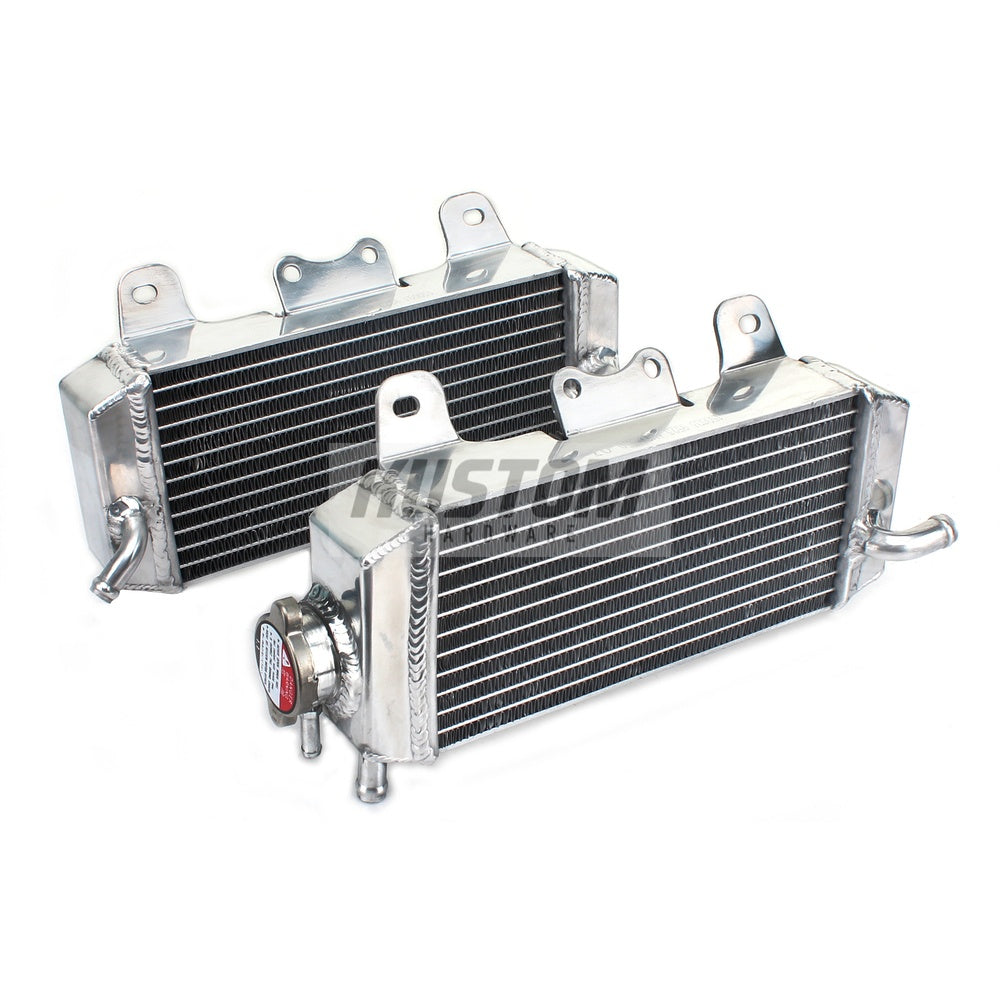 New KUSTOM HARDWARE Radiator Set For YAMAHA YZ250F, WR250F 17K-R002S | Australian Moto Spares
