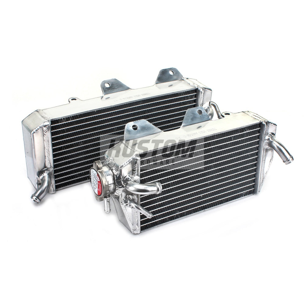 New KUSTOM HARDWARE Radiator Set For KAWASAKI KX450F 17K-R003S | Australian Moto Spares