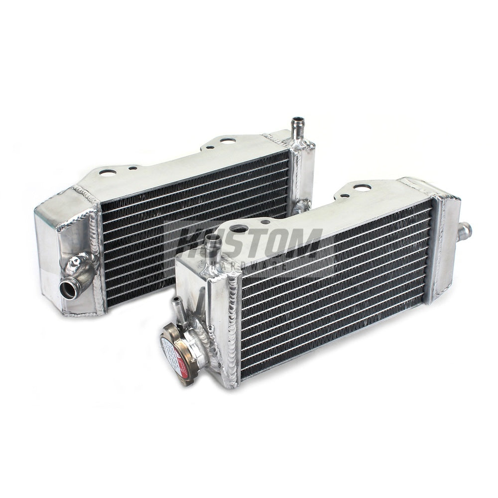 New KUSTOM HARDWARE Radiator Set For KAWASAKI, SUZUKI 17K-R011S | Australian Moto Spares