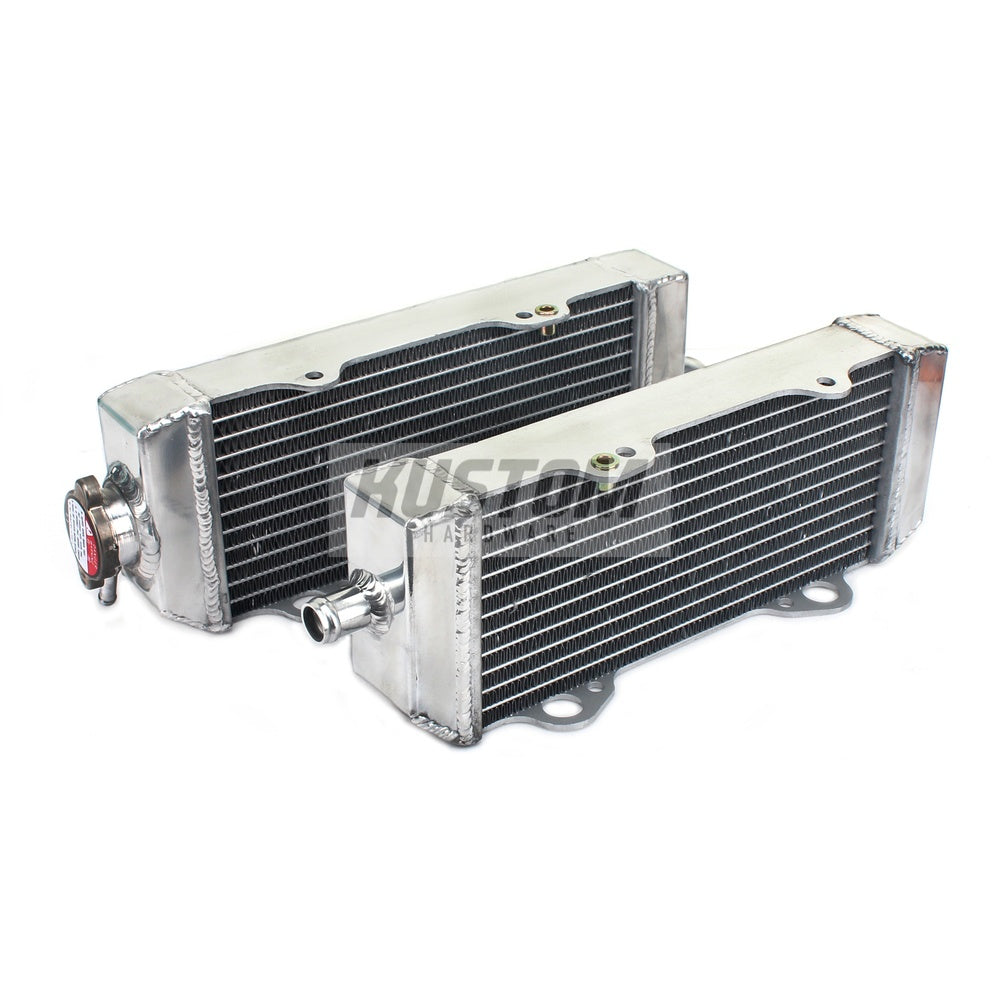 New KUSTOM HARDWARE Radiator Set For KTM 450 EXC-F, 525 EXC 17K-R018S | Australian Moto Spares