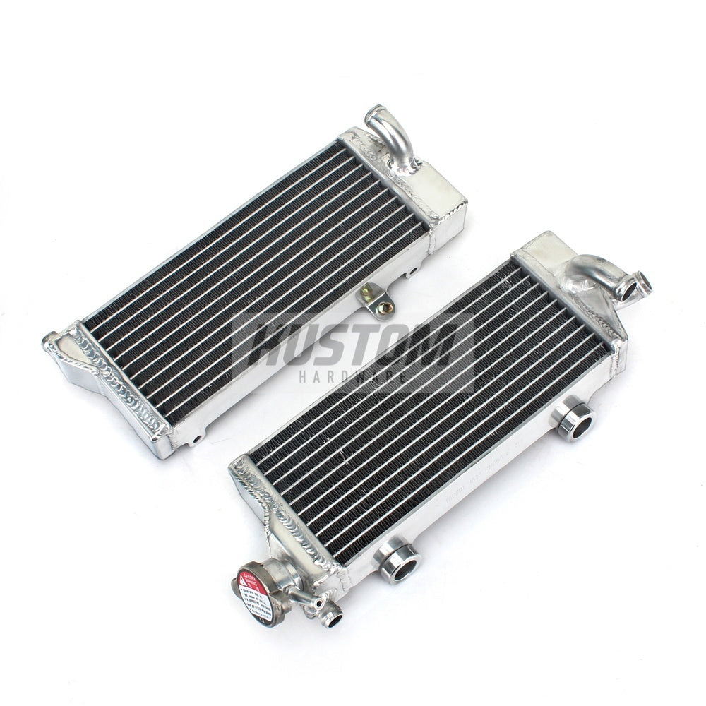 New KUSTOM HARDWARE Radiator Set For HUSQVARNA, KTM 17K-R071S | Australian Moto Spares
