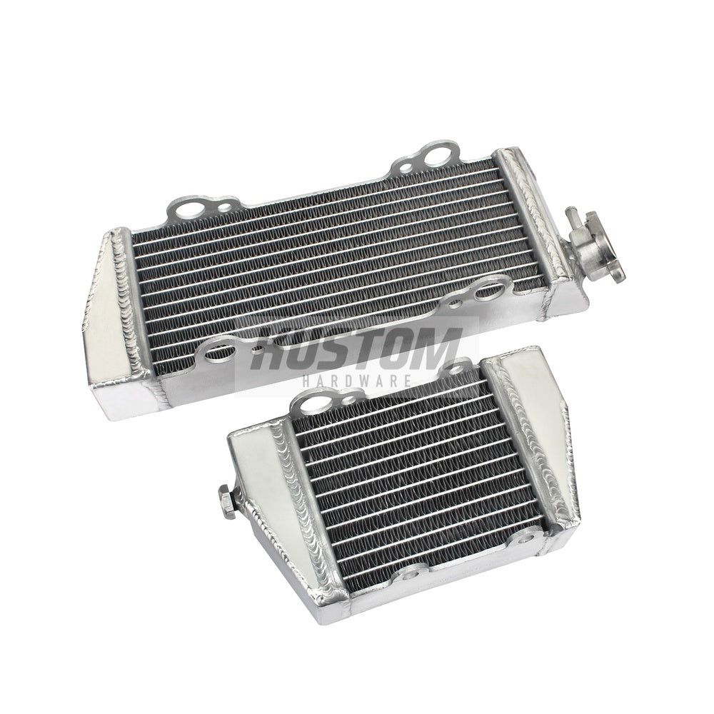 KUSTOM HARDWARE Radiator Set For KTM 105 SX, 85 SX BIG WHEEL, 85 SX 17K-R131S | Australian Moto Spares