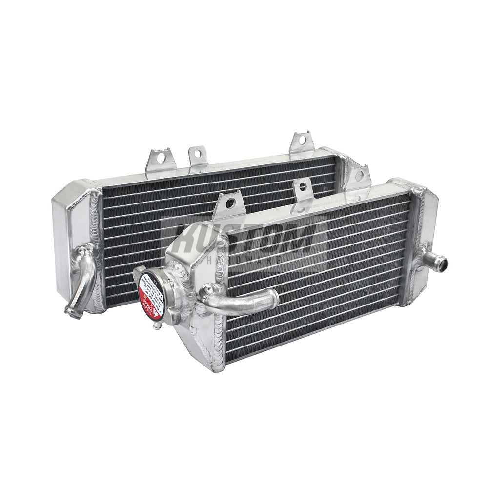 New KUSTOM HARDWARE Radiator Set For KAWASAKI KX250F 17K-R139S | Australian Moto Spares