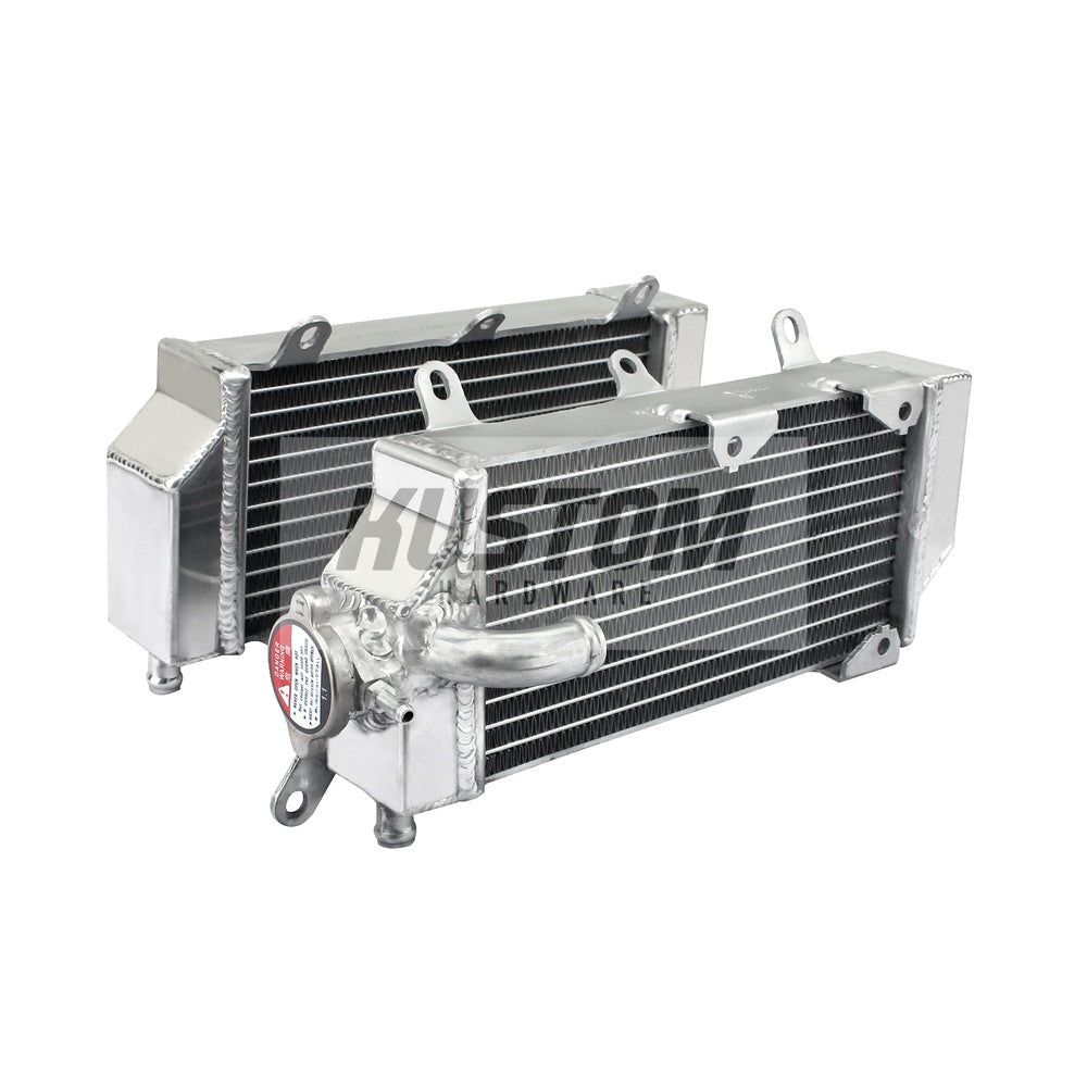 New KUSTOM HARDWARE Radiator Set For YAMAHA WR450F, YZ450FX 17K-R145S | Australian Moto Spares