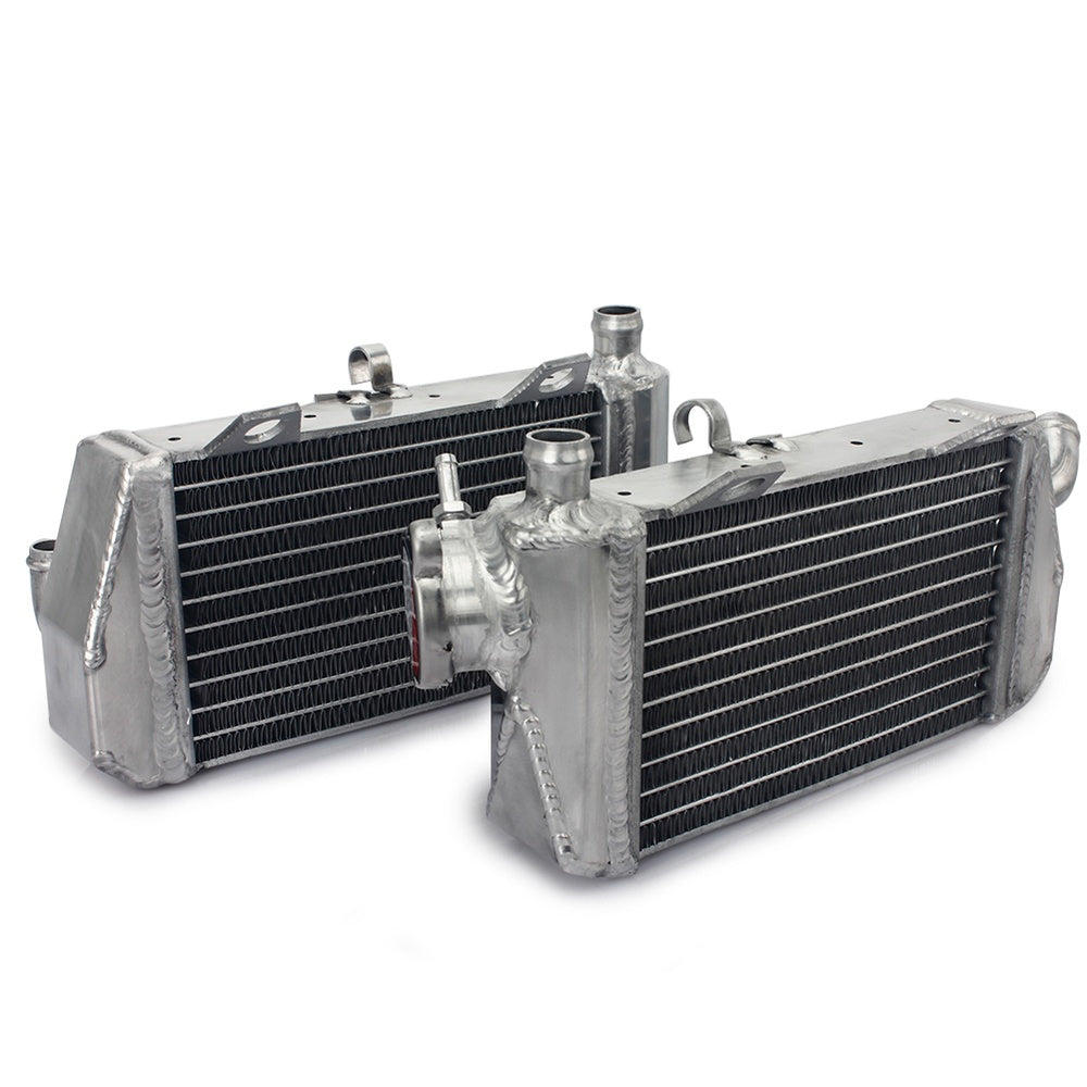 New KUSTOM HARDWARE Radiator Set For GAS-GAS, HUSQVARNA, KTM 17K-R158S