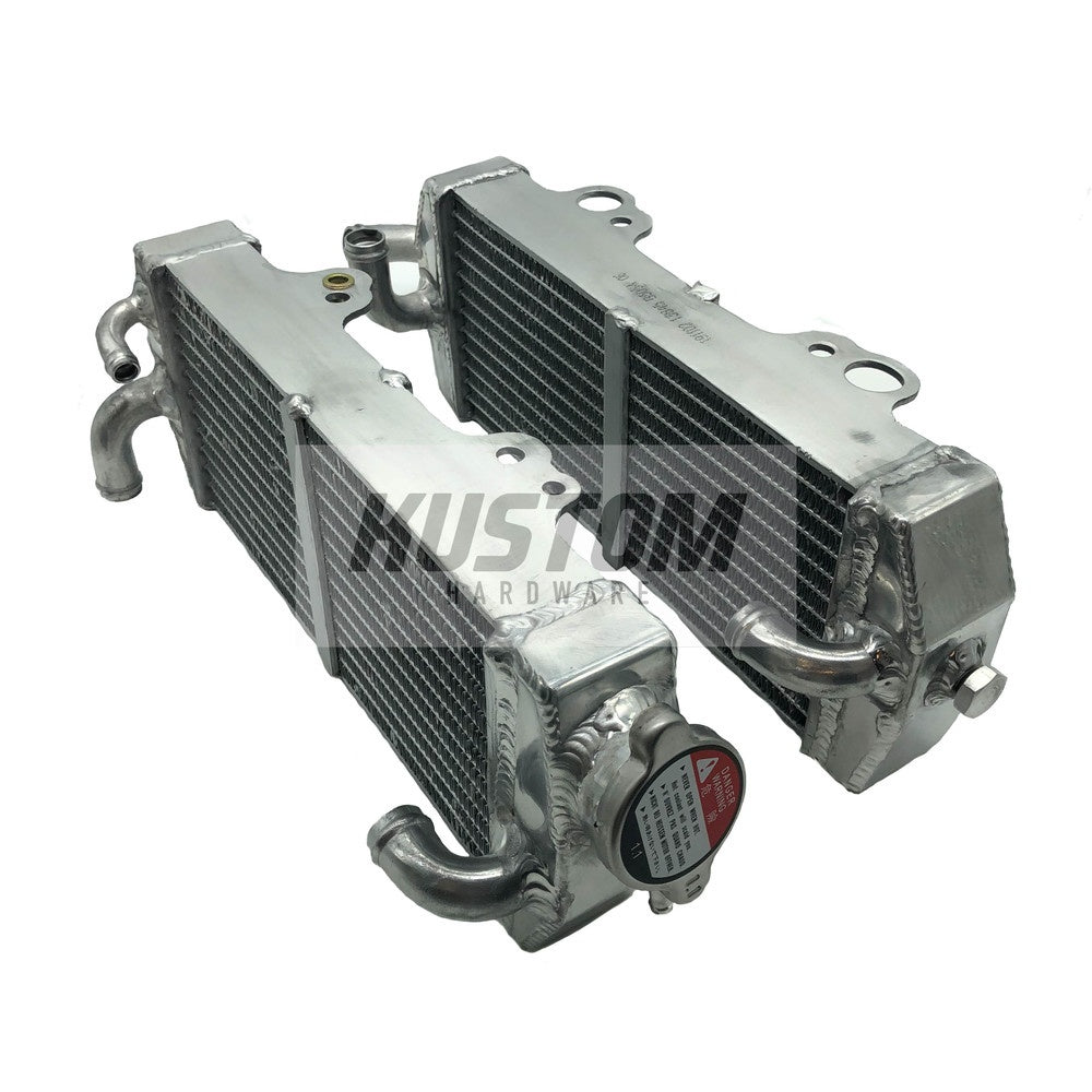 New KUSTOM HARDWARE Radiator Set For BETA RR 250 2T, RR 300 2T 17K-R159S | Australian Moto Spares