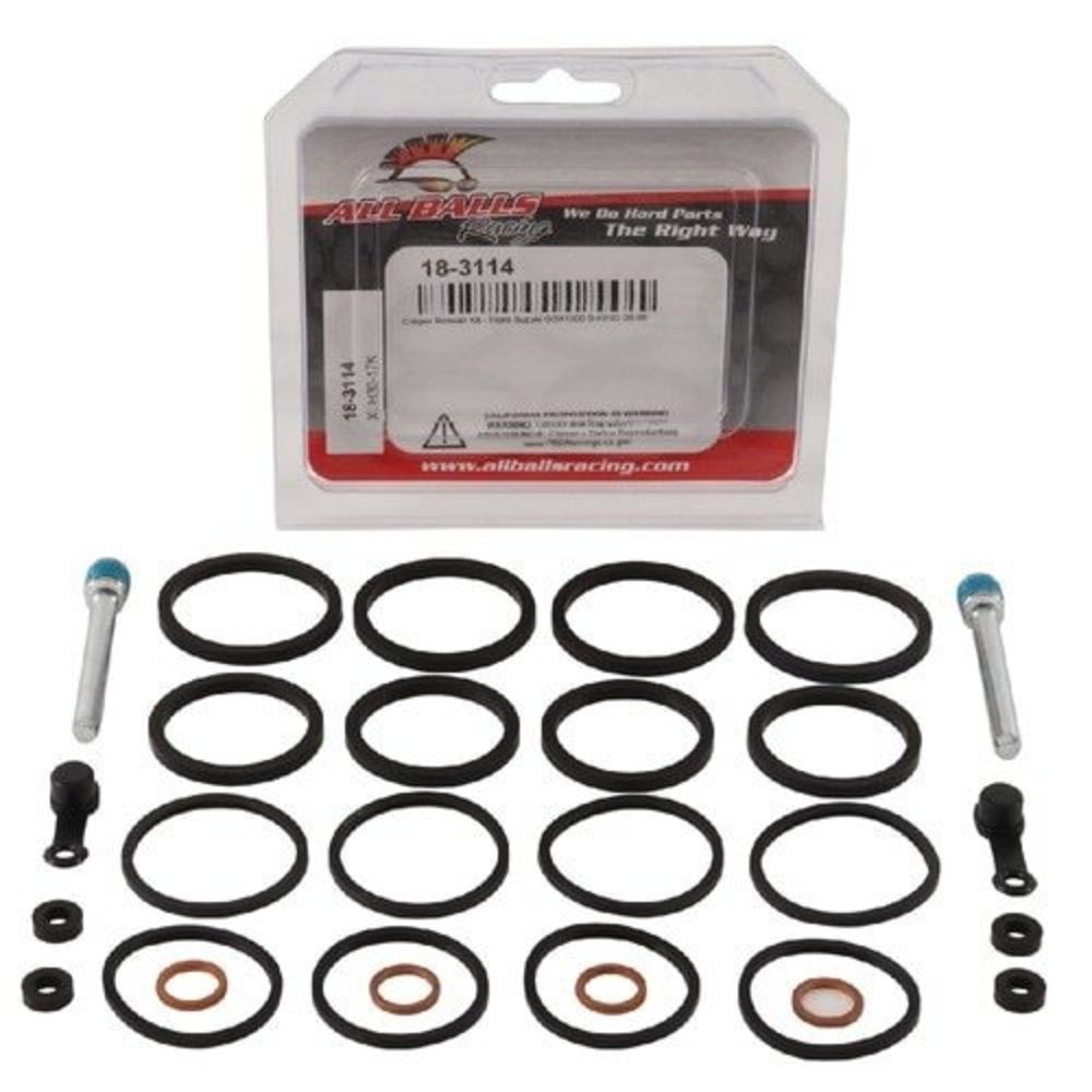 New ALL BALLS Front Brake Caliper Rebuild Kit For SUZUKI 18-3114 | Australian Moto Spares