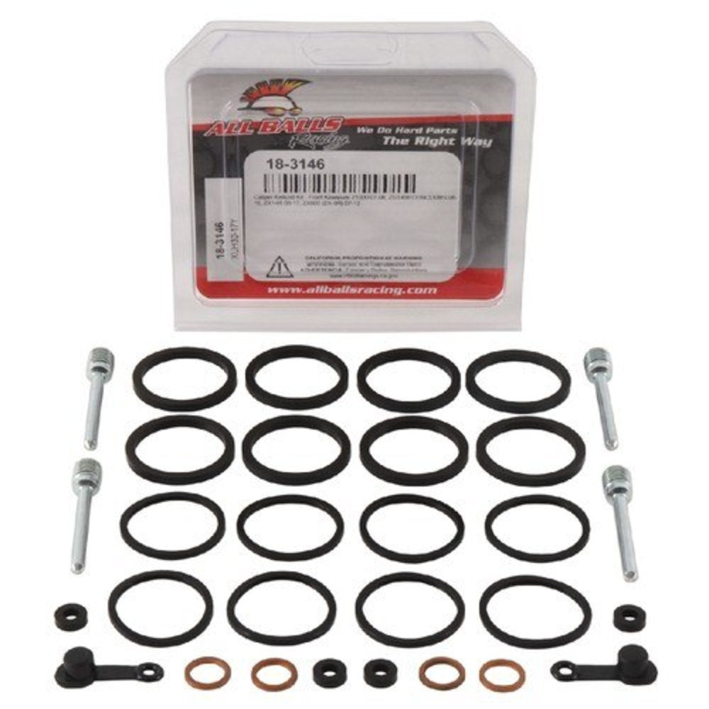 New ALL BALLS Front Brake Caliper Rebuild Kit For KAWASAKI 18-3146 | Australian Moto Spares
