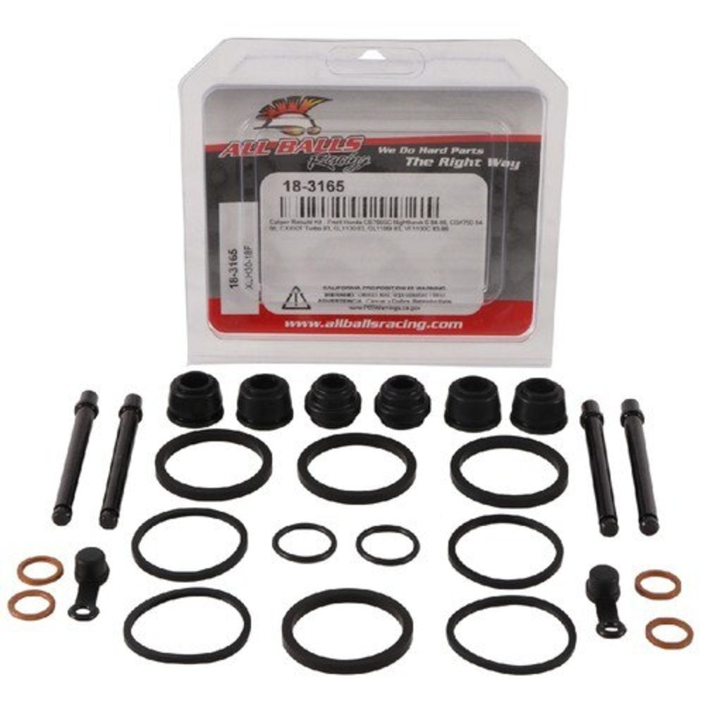 New ALL BALLS Front Brake Caliper Rebuild Kit For HONDA CX650T TURBO 18-3165
