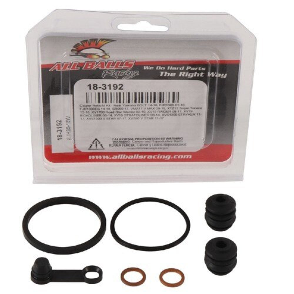 New ALL BALLS Rear Brake Caliper Rebuild Kit For YAMAHA 18-3192 | Australian Moto Spares