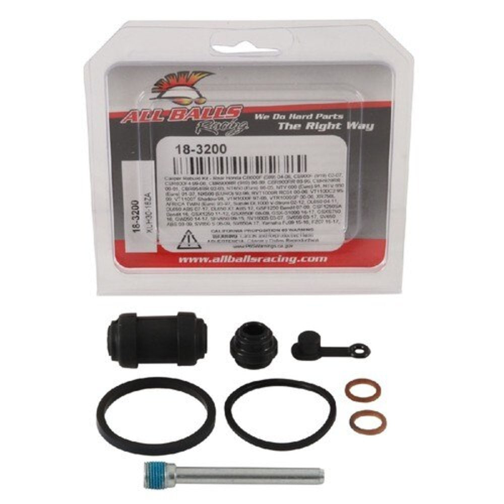 New ALL BALLS Rear Brake Caliper Rebuild Kit For HONDA, SUZUKI, YAMAHA 18-3200 | Australian Moto Spares
