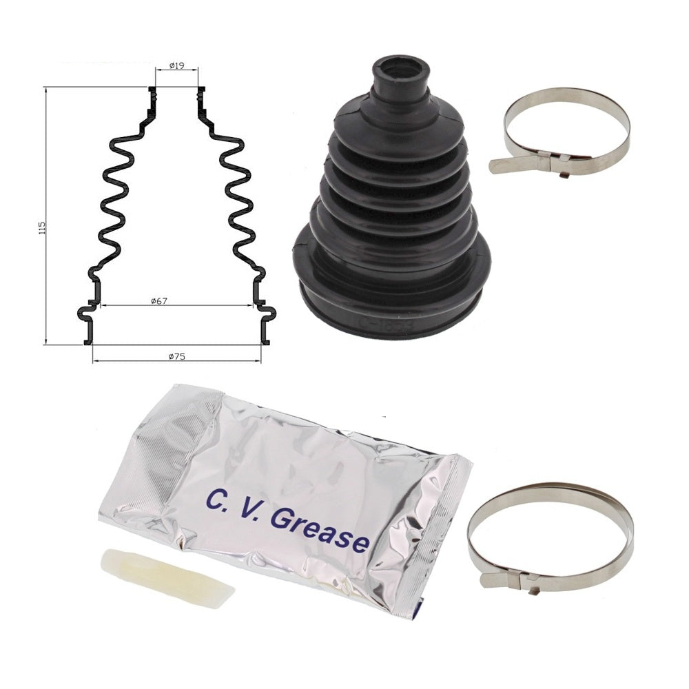 New ALL BALLS Universal X-Large CV Boot Repair Kit 19-5039 | Australian Moto Spares