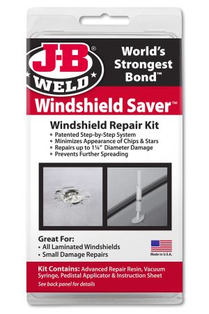 New J-B WELD Pressure lock Controlled Windshield Glass Saver Repair Kit 2100