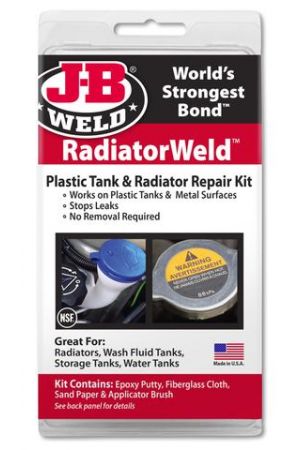 New J-B WELD Plastic Tank & Automotiv Radiator Repair Kit 2120
