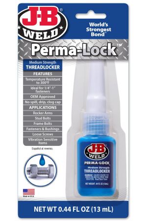 New J-B WELD Oem Approved Perma-Lock Blue Threadlocker Mid Strength 13ml 24213