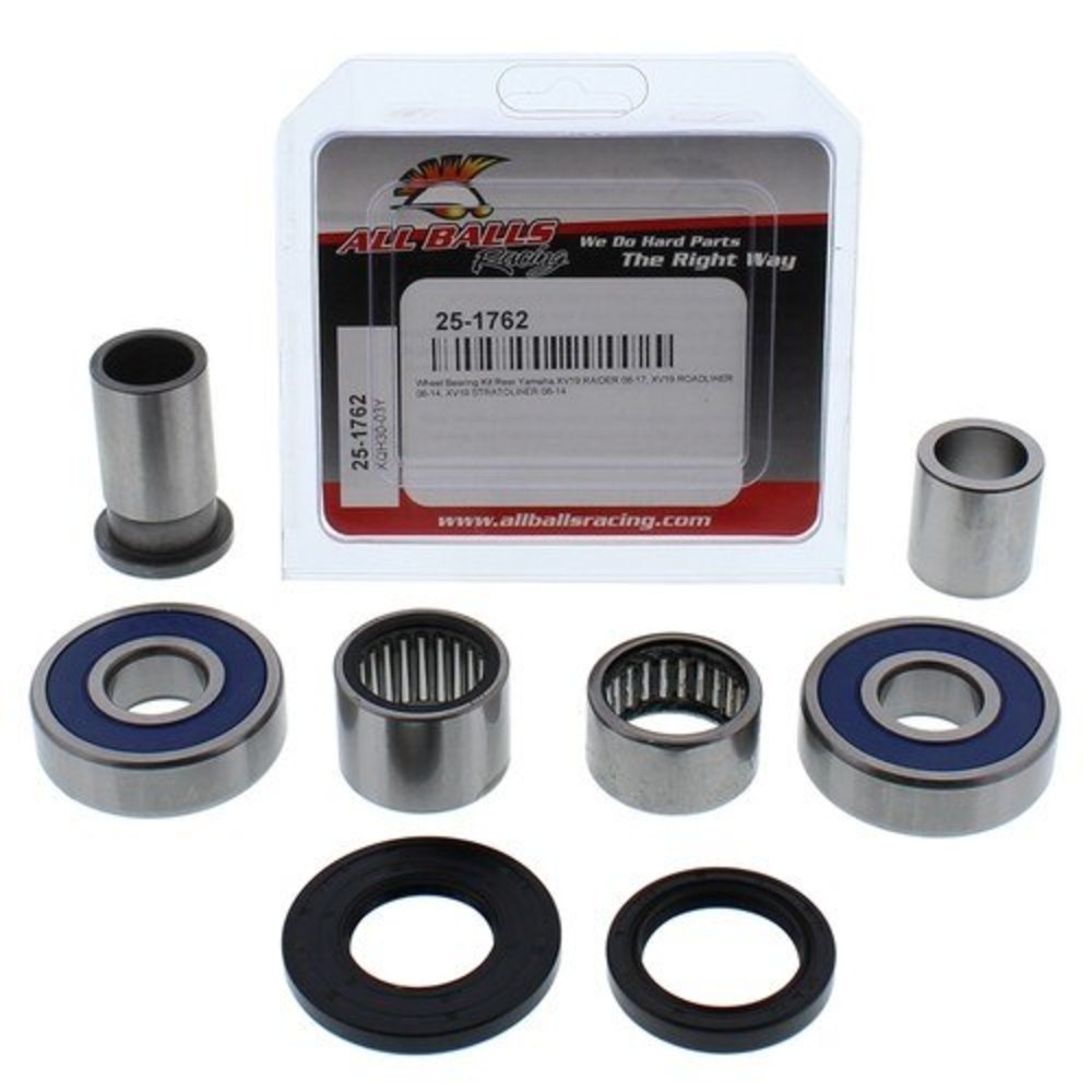 New ALL BALLS Rear Wheel Bearing Kit For YAMAHA XV1900 25-1762